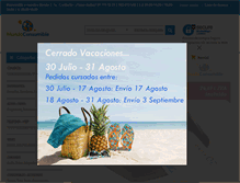 Tablet Screenshot of mundoconsumible.com